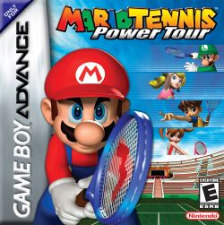 Box artwork for Mario Tennis: Power Tour.
