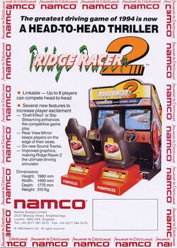 Box artwork for Ridge Racer 2.
