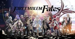 Box artwork for Fire Emblem Fates: Birthright and Conquest.