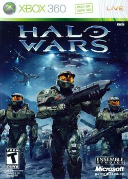 Box artwork for Halo Wars.
