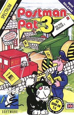 Box artwork for Postman Pat 3: To the Rescue.