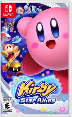 Box artwork for Kirby Star Allies.