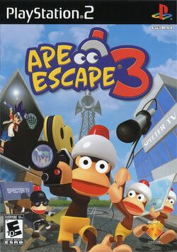Box artwork for Ape Escape 3.