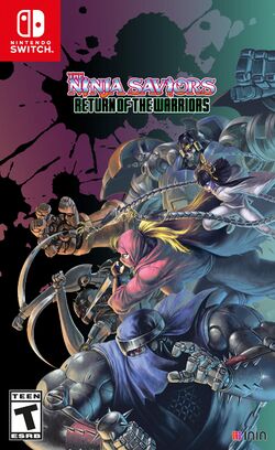 Box artwork for The Ninja Saviors: Return of the Warriors.