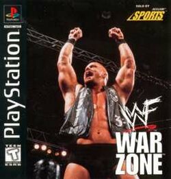Box artwork for WWF War Zone.