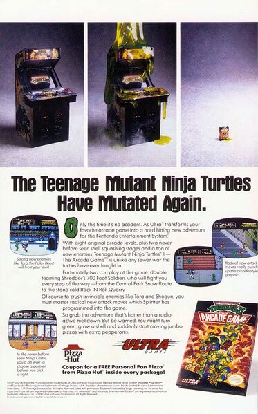 File:Teenage Mutant Ninja Turtles II North American Magazine Flyer.jpg