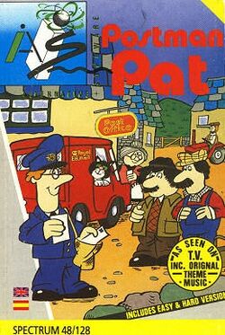 Box artwork for Postman Pat: The Computer Game.