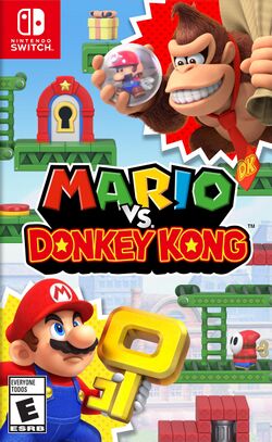 Box artwork for Mario vs. Donkey Kong.