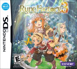 Box artwork for Rune Factory 3: A Fantasy Harvest Moon.