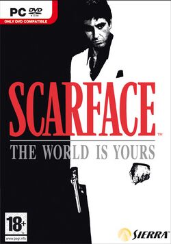 Box artwork for Scarface: The World Is Yours.