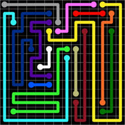 Flow Free Jumbo Pack Grid 14x14 Level 18.png