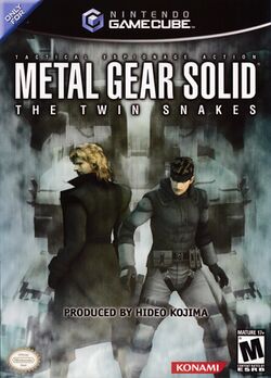 Box artwork for Metal Gear Solid: The Twin Snakes.