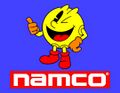 Namco logo, ft. Pac-Man.