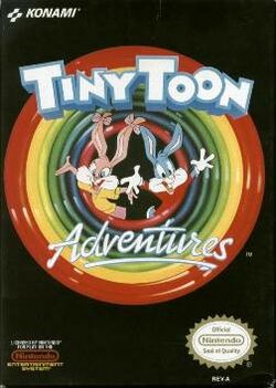 Box artwork for Tiny Toon Adventures.