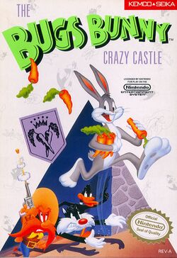 Box artwork for The Bugs Bunny Crazy Castle.