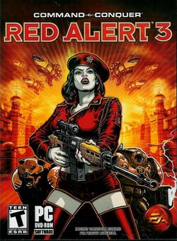 Box artwork for Command & Conquer: Red Alert 3.