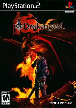 Box artwork for Drakengard.