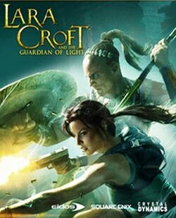 Box artwork for Lara Croft and the Guardian of Light.