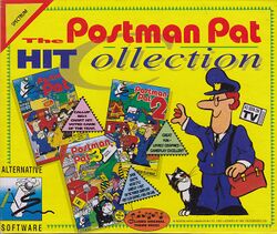 Box artwork for The Postman Pat Hit Collection.