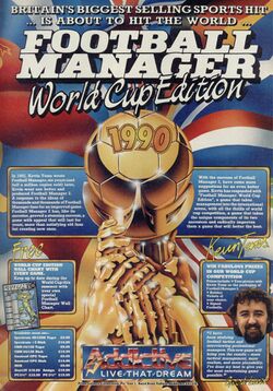 Box artwork for Football Manager: World Cup Edition.