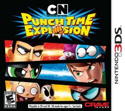 Box artwork for Cartoon Network: Punch Time Explosion.