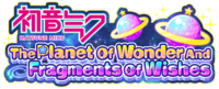 Hatsune Miku: The Planet of Wonder and Fragments of Wishes logo