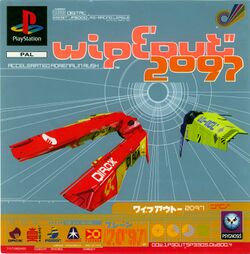 Box artwork for Wipeout 2097.