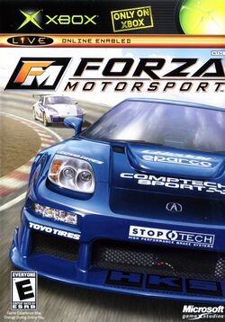 Box artwork for Forza Motorsport.