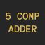 Turing Complete achievement 5 Component Full Adder.jpg