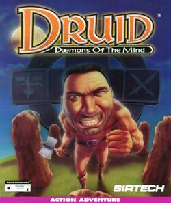 Box artwork for Druid: Daemons of the Mind.