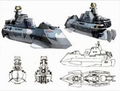 Concept art of the Imperial Frigate