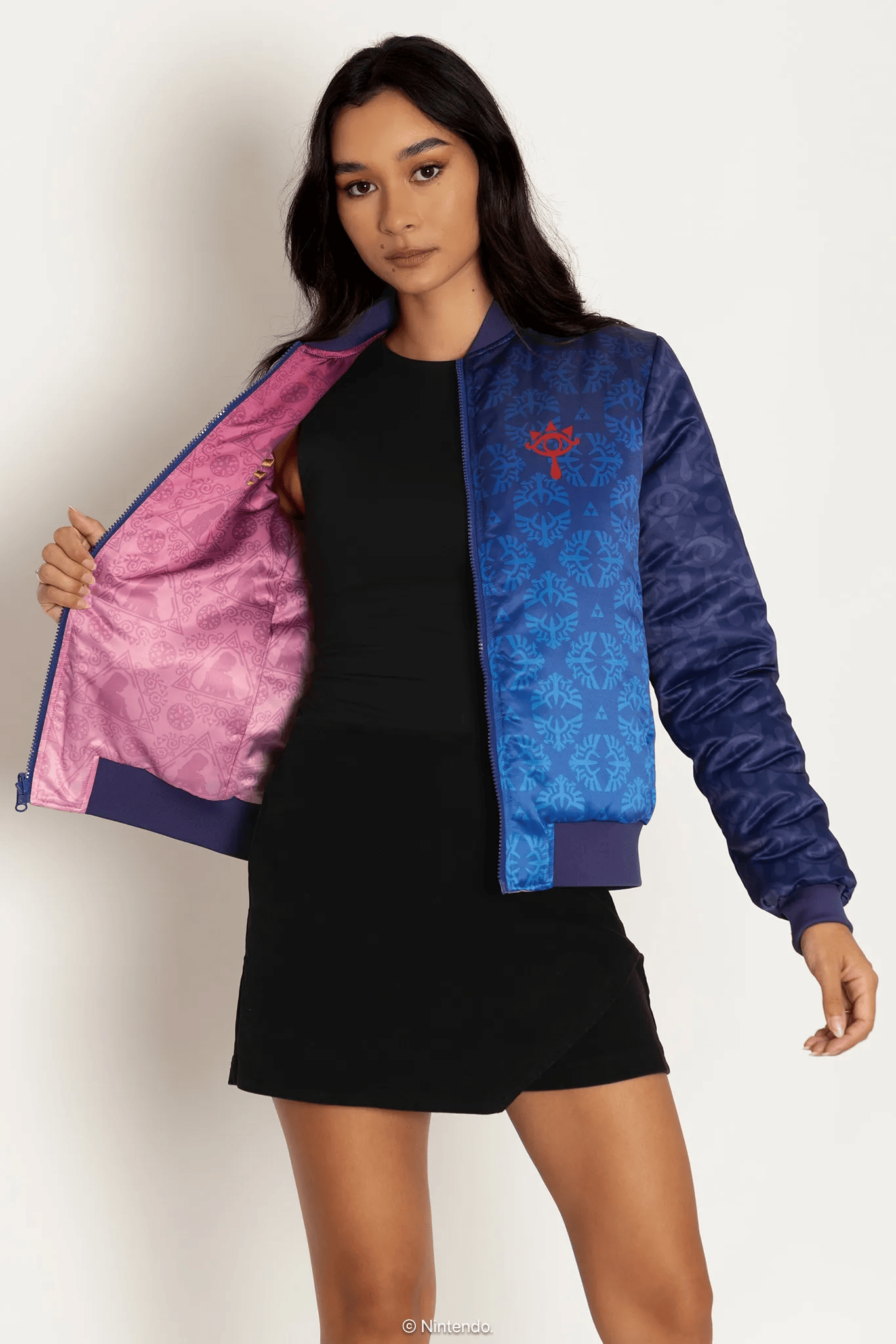 Princess Zelda and Sheik Reversible Bomber Jacket - Zelda Wiki