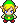 The green Link's in-game sprite