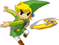 Link using the Boomerang