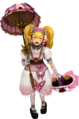 Agitha wielding the Princess Parasol from Hyrule Warriors