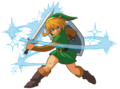 Link performing a Spin Attack