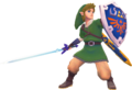 Link blocking with the Hylian Shield