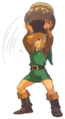 Link holding a jar