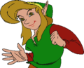Link as he appears in The Wand of Gamelon