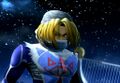 Sheik playing the Goddess's Harp in the opening sequence from Super Smash Bros. Melee