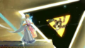 Zelda using the Triforce of Wisdom in Super Smash Bros. Ultimate