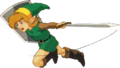 Link performing a Dashing Attack
