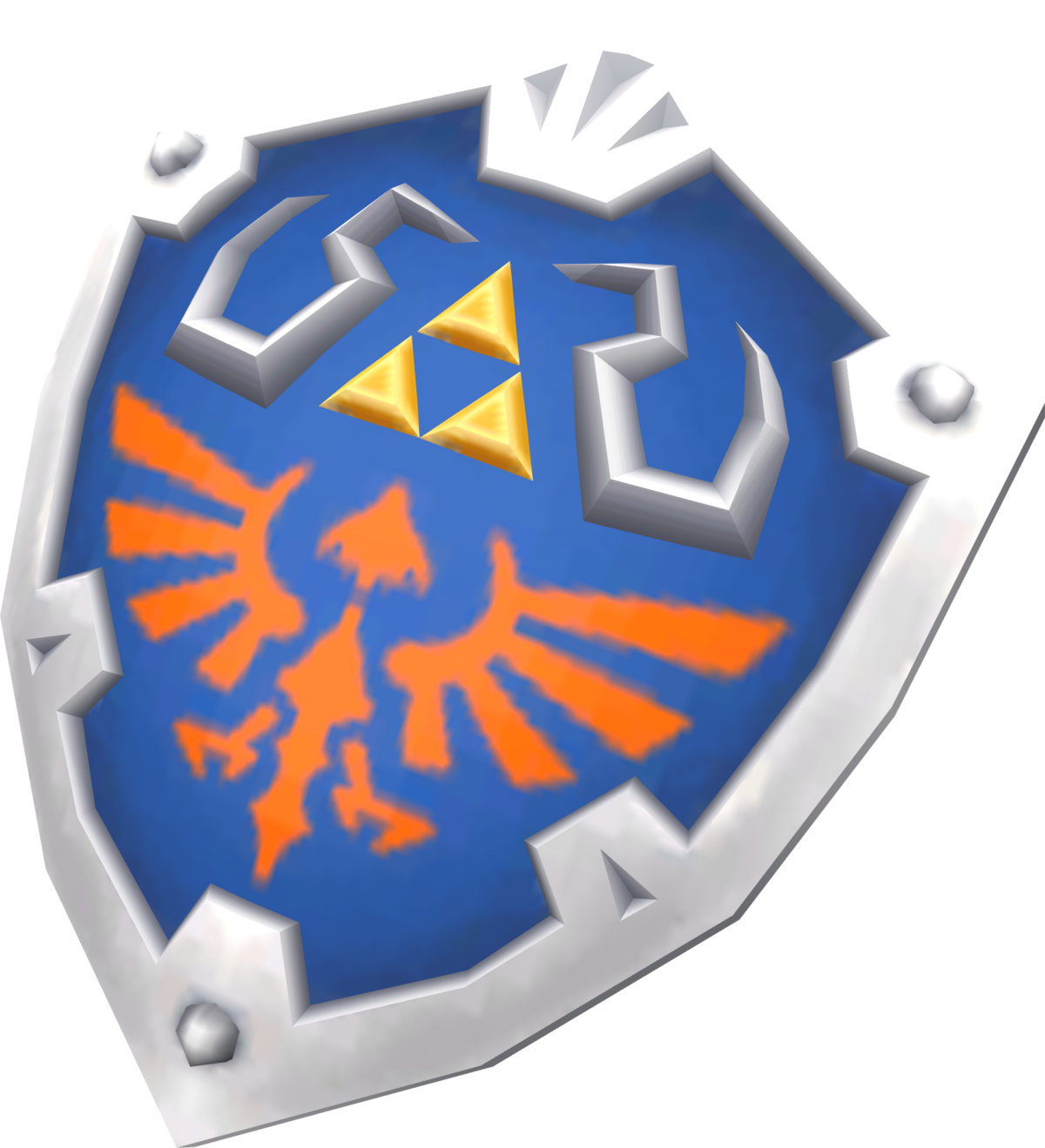 File Ss Hylian Shield Model Png Zelda Wiki