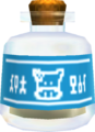 A half-full Bottle of Milk from Majora's Mask 3D