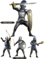 Concept renders of Soldiers from Hyrule Warriors