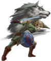 Link and Wolf Link