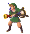 Link using the Gust Bellow