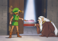 Link observes Princess Zelda I