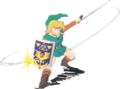 Link performing a slash attack
