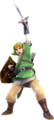 Render of Link's Knight of Skyloft Tunic